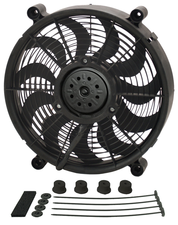 High Output Single Rad Fans Derale