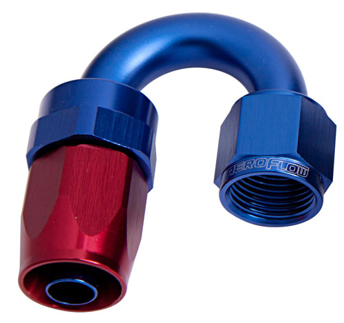 180 Deg Taper Series Hose End Aeroflow