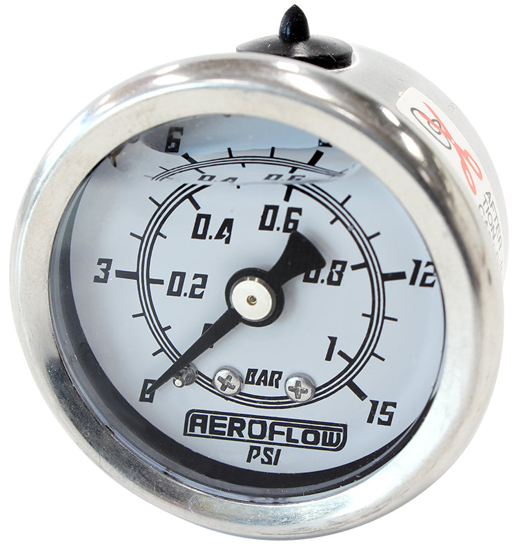 Pressure Gauge Liquid Filled 1.1/2" Aeroflow