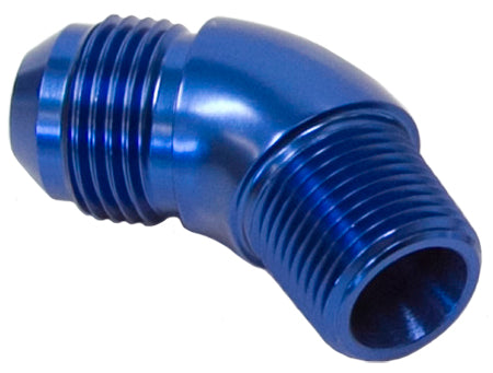 45 Deg NPT to AN Full Flow Adapter Aeroflow