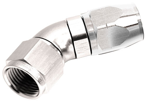45 Deg Cutter Style Full Flow Swivel Hose End Aeroflow
