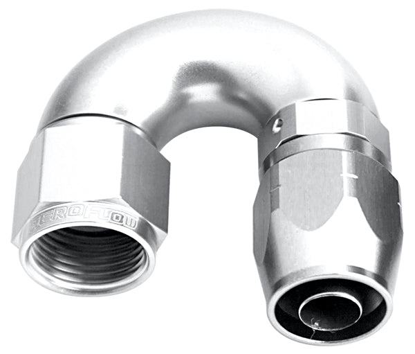 180 Deg Cutter Style Full Flow Stepped Swivel Hose End Aeroflow