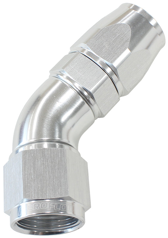 45 Deg Full Flow PTFE Hose End Aeroflow