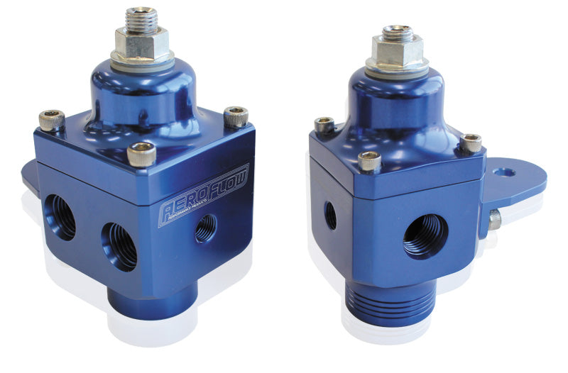 Billet 2-Port Carburettor Fuel Pressure Regulator -8 ORB