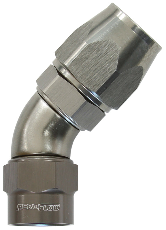 45 Deg Full Flow Kryptalon Hose Ends Aeroflow