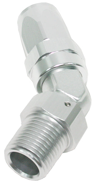 45 Deg NPT Swivel To Taper Style Hose EndAeroflow