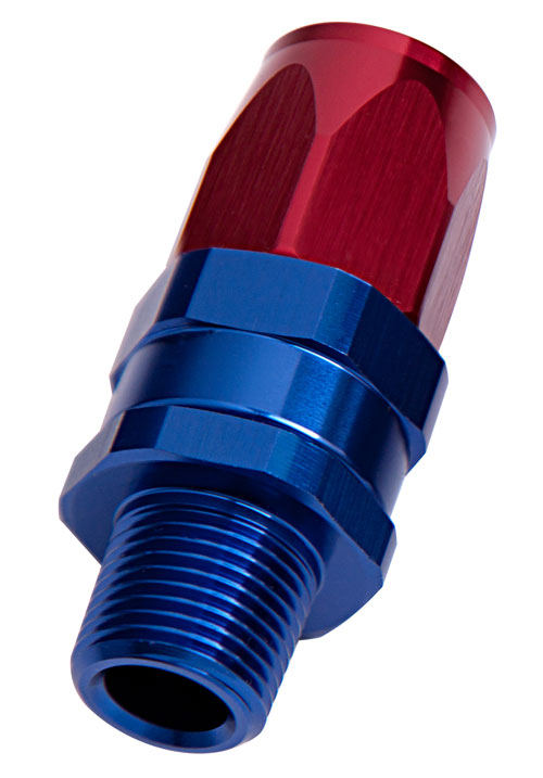Male NPT To AN Straight Hose Tail Taper Aeroflow