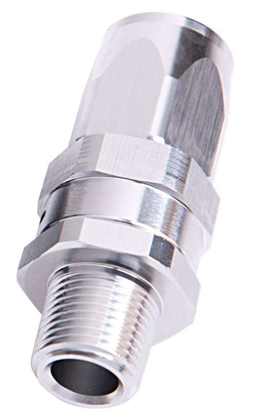 Male NPT To AN Straight Hose Tail Taper Aeroflow