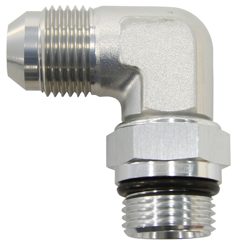 90 Deg ORB Swivel to Male Flare Adapter Aeroflow