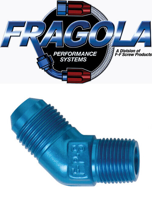 45 Deg Male NPT To AN Adapter Fragola