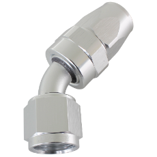45 Deg Teflon Hose End Aeroflow