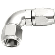 90 Deg Cutter Style Full Flow Swivel Hose End Aeroflow
