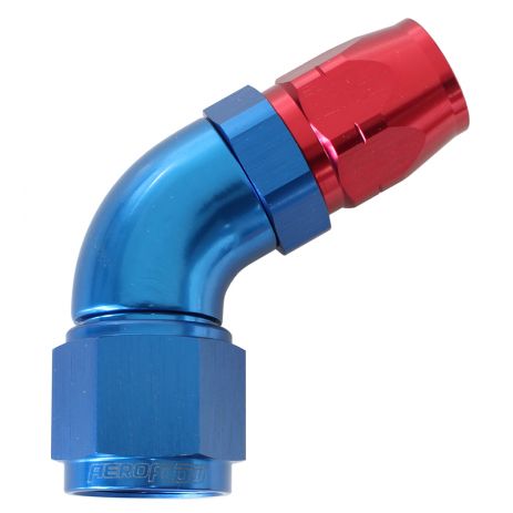 60 Deg Cutter Style Full Flow Stepped Swivel Hose End Aeroflow