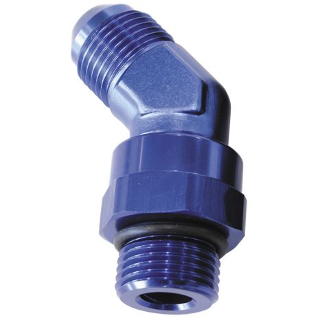 45 Deg ORB Swivel to Male Flare Adapter Aeroflow