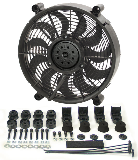 High Output Single Rad Fans Derale