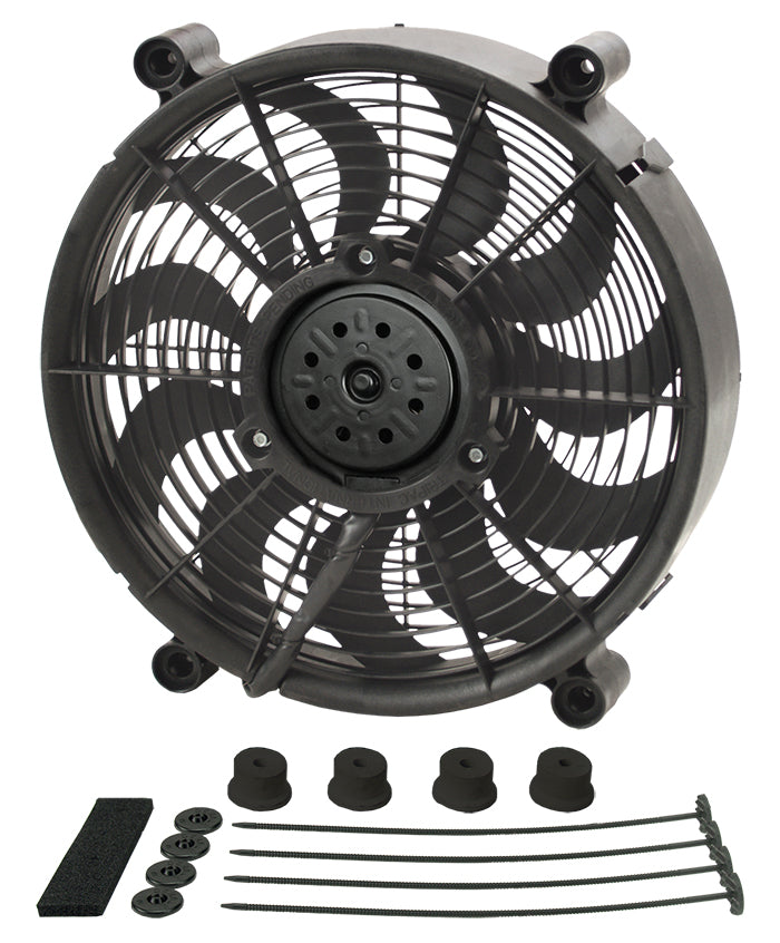 High Output Single Rad Fans Derale