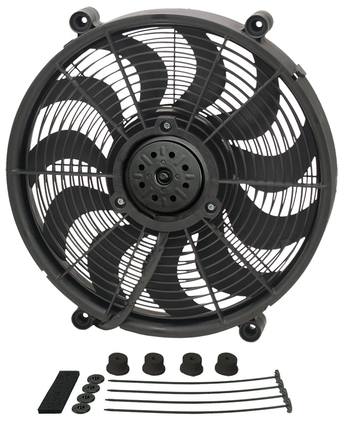 High Output Single Rad Fans Derale