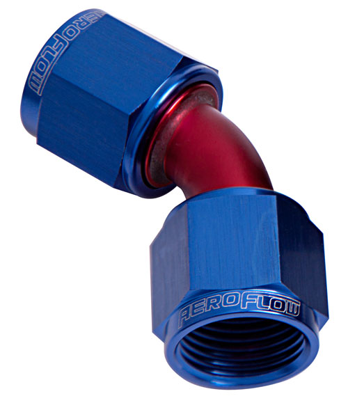 45 Deg Female Flare Swivel Union Aeroflow