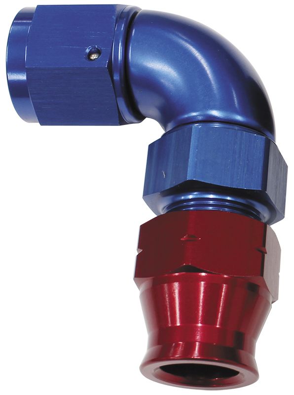 90 Deg Hard Line to Female Adapter with Olive Aeroflow