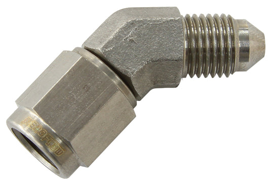 45 Deg Male to Female Coupler Aeroflow