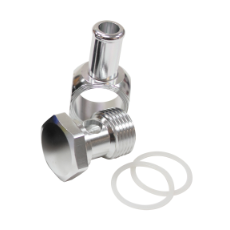 Aeroflow Edelbrock Carb Inlet Banjo to Barb with bolt