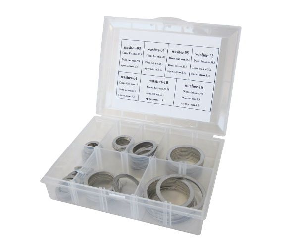 Aluminium BSPP Crush Washer Aeroflow