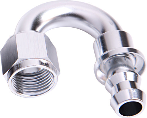 180 Deg Push Lock Hose End Aeroflow