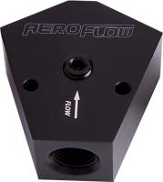 NPT Billet Y-Block with 1/8" NPT Port