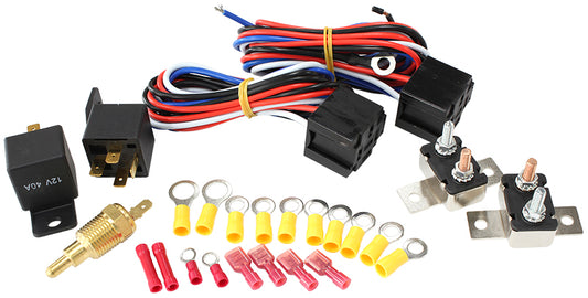 Dual Fan Relay and Wiring Harness Kit
