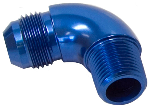 90 Deg NPT to AN Full Flow Adapter Aeroflow