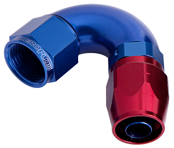120 Deg Cutter Style Full Flow Stepped Swivel Hose End Aeroflow