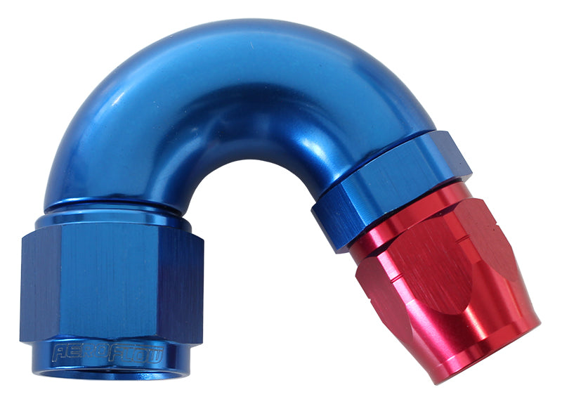 150 Deg Cutter Style Full Flow Stepped Swivel Hose End Aeroflow