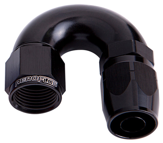 180 Deg Cutter Style Full Flow Stepped Swivel Hose End Aeroflow