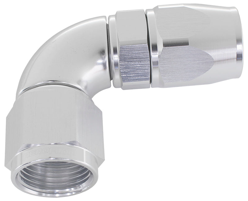 90 Deg Full Flow PTFE Hose End Aeroflow