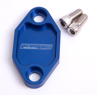 Aeroflow Billet Fuel Pump Block-Off Plate