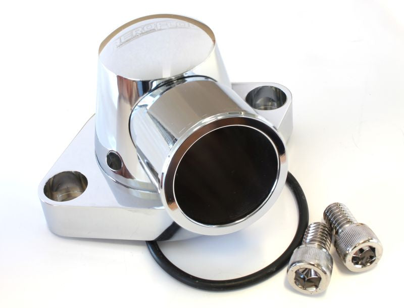 Aeroflow Billet Thermostat Housing. Suit SB, BB Chevy, (Swivel)