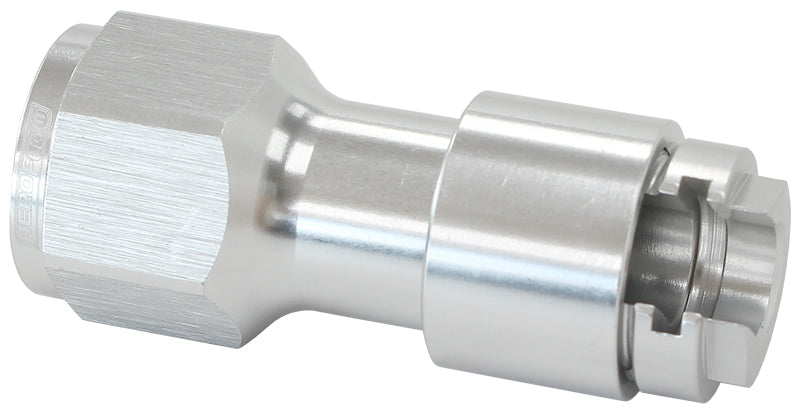 Push-On Female EFI Fuel Fitting - Black With Female ORB