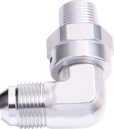 90 Deg NPT Swivel to AN Male Aeroflow