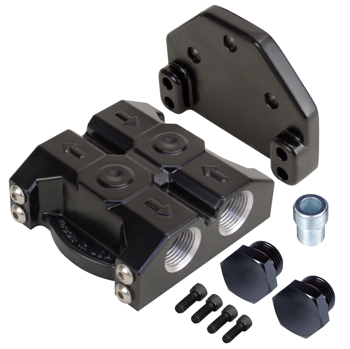 Remote Oil Filter Side Entry -10 ORB Premium 13/16 Thread