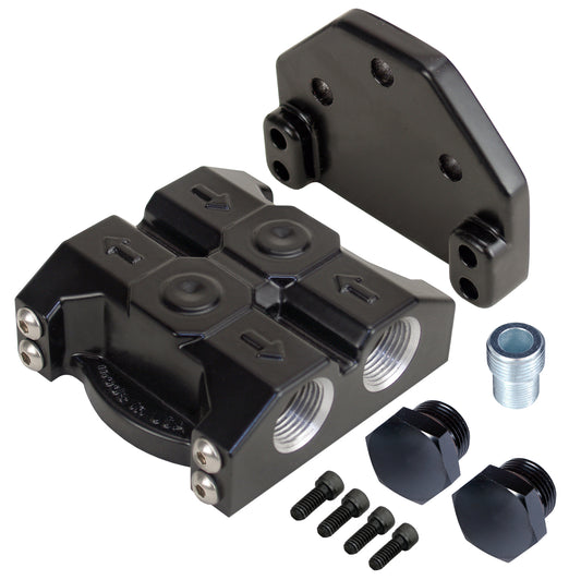Remote Oil Filter Side Entry -10 ORB Premium 13/16 Thread