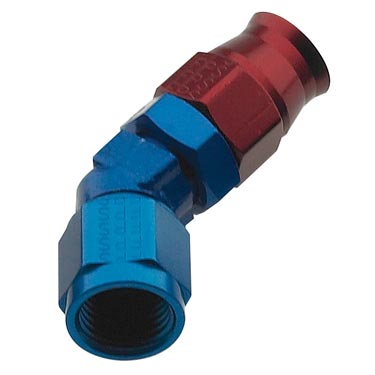 Fragola Aluminium Teflon (PTFE) Hose End 45 Deg