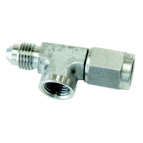 Straight Male to Female with NPT Port S/S Brake Fitting Aeroflow