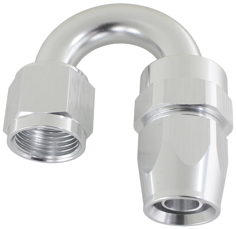 180 Deg Teflon Hose End  Aeroflow