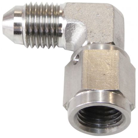 90 Deg Male to Female Stainless Steel Elbow Aeroflow