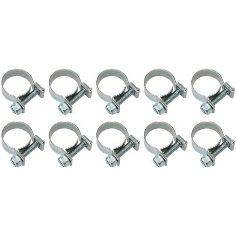 Aeroflow EFI Hose Clamps (10 Pack) Fits 5/16" & 3/8" Hose