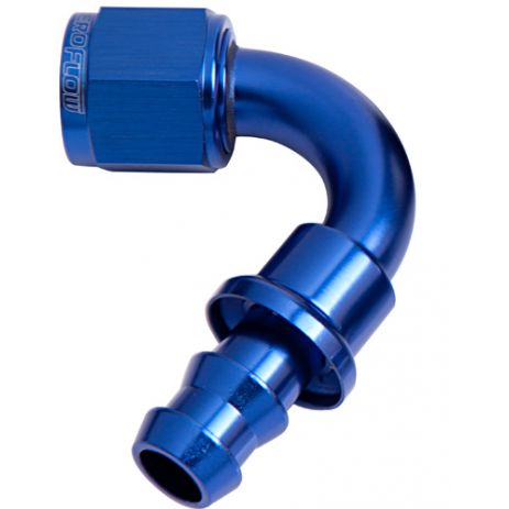 120 Deg Push Lock Hose End Aeroflow