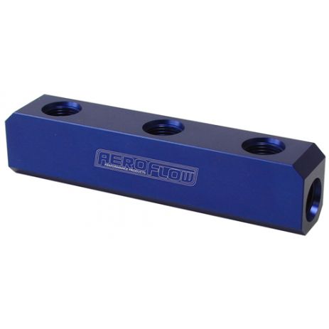 Aeroflow Billet 5 Port Fuel Log