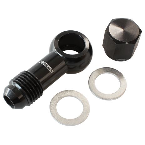 Aeroflow 90 Deg FUEL Pump Banjo Fitting Kit