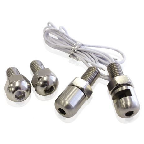 Aeroflow Number Plate Bolts with built in Lights