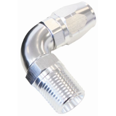 90 Deg Male NPT Full Flow Swivel Hose End Aeroflow